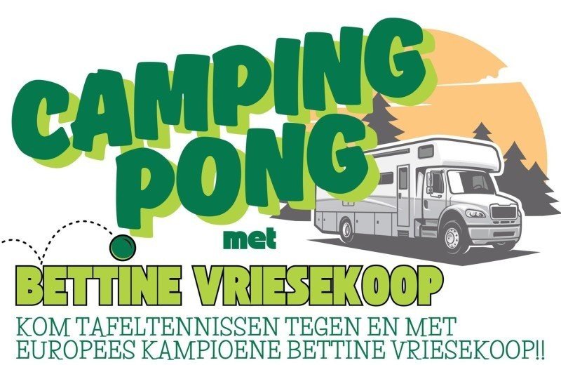 Bettine Vriesekoop geeft CamPing Pong Clinic