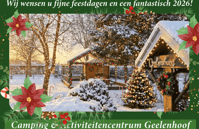 Fijne feestdagen en een fantastisch 2026
