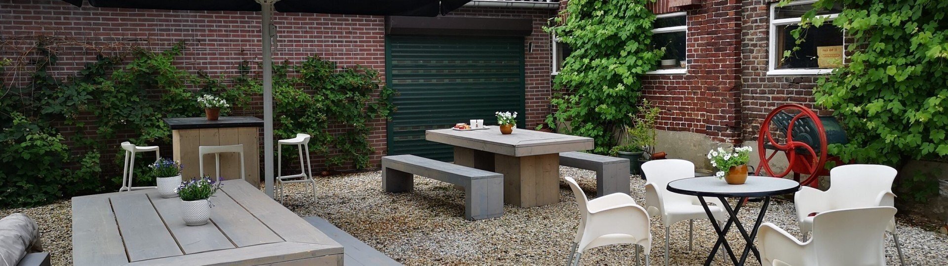 Terras camping heythuysen